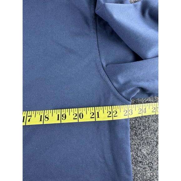 Nike Golf Dri Fit Long Sleeve Mock Neck Shirts XL Blue Black 2 Lot - Picture 14 of 15